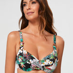 Maika Underwired Bikini Top - Multi - Simply Beach UK