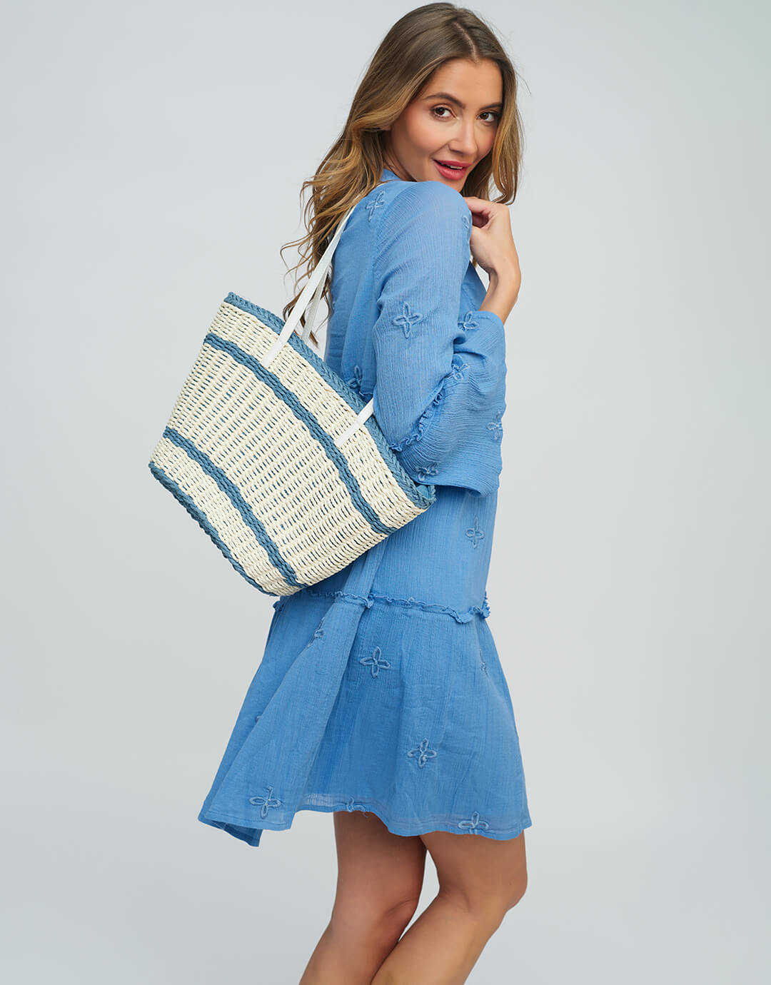 Mercedes Kaftan - Blue - Simply Beach UK