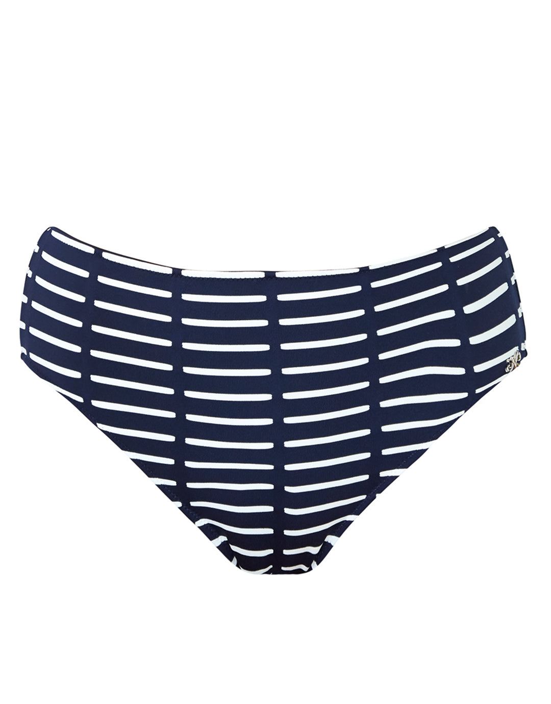 Nuria Ferrer Capri Bikini Pant - Navy Stripe