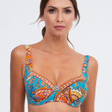 Ornela Underwired Bikini Top - Mutli - Simply Beach UK