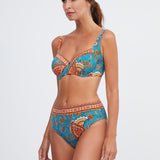 Ornela Underwired Bikini Top - Mutli - Simply Beach UK