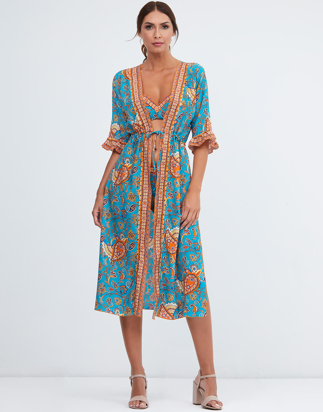 Ornela Kimono - Multi - Simply Beach UK