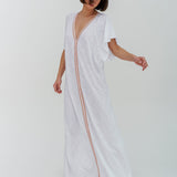 Pima Abaya Dress - White - Simply Beach UK