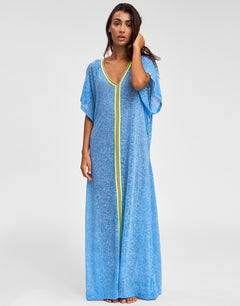 Pitusa Inca Abaya Dress - Blue