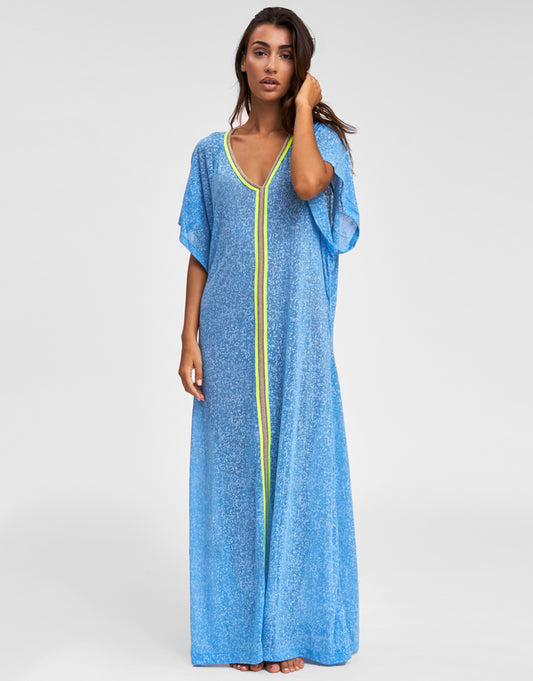 Pitusa Inca Abaya Dress - Blue