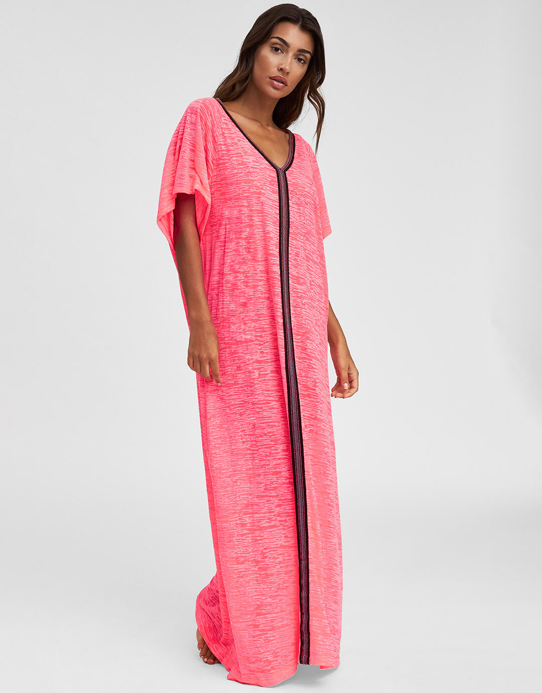 Inca Abaya Dress - Hot Pink - Simply Beach UK