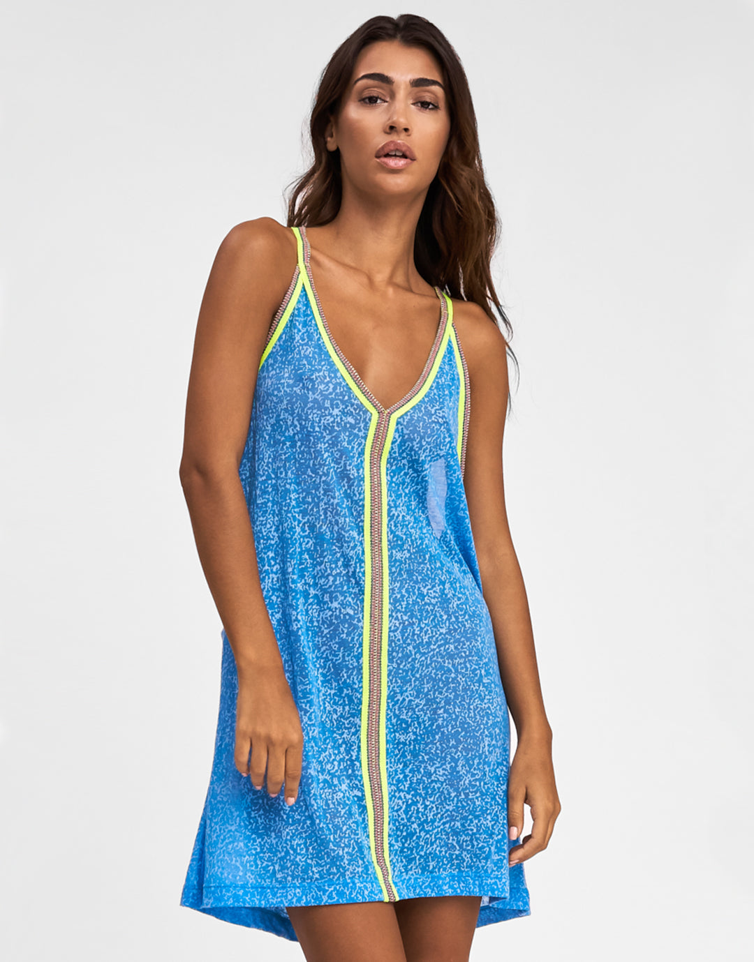 Pitusa Mini Sundress - Blue