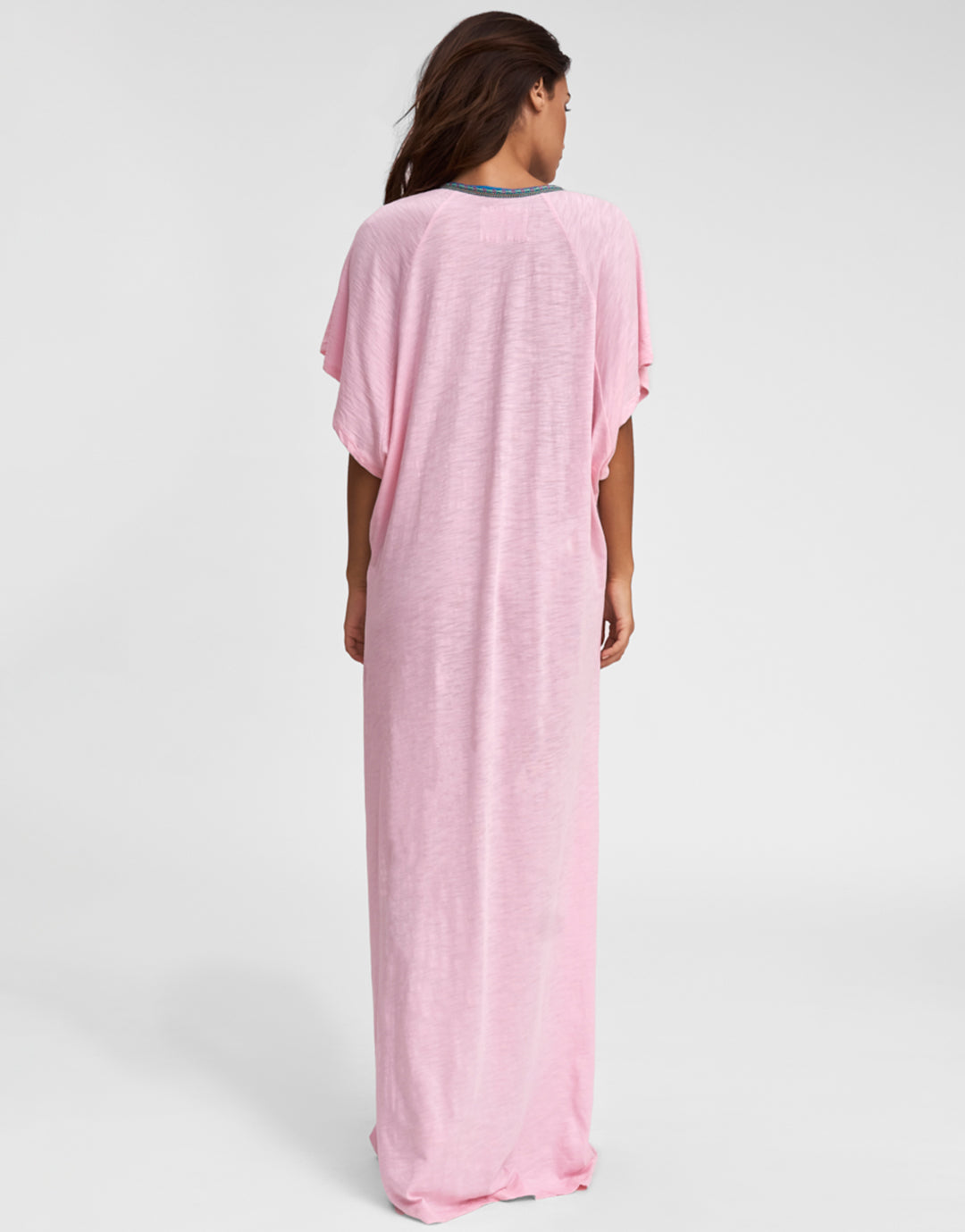 Pitusa Pima Abaya Dress - Light Pink