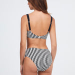 Portofino Maxi Bikini Pant - Black and White - Simply Beach UK