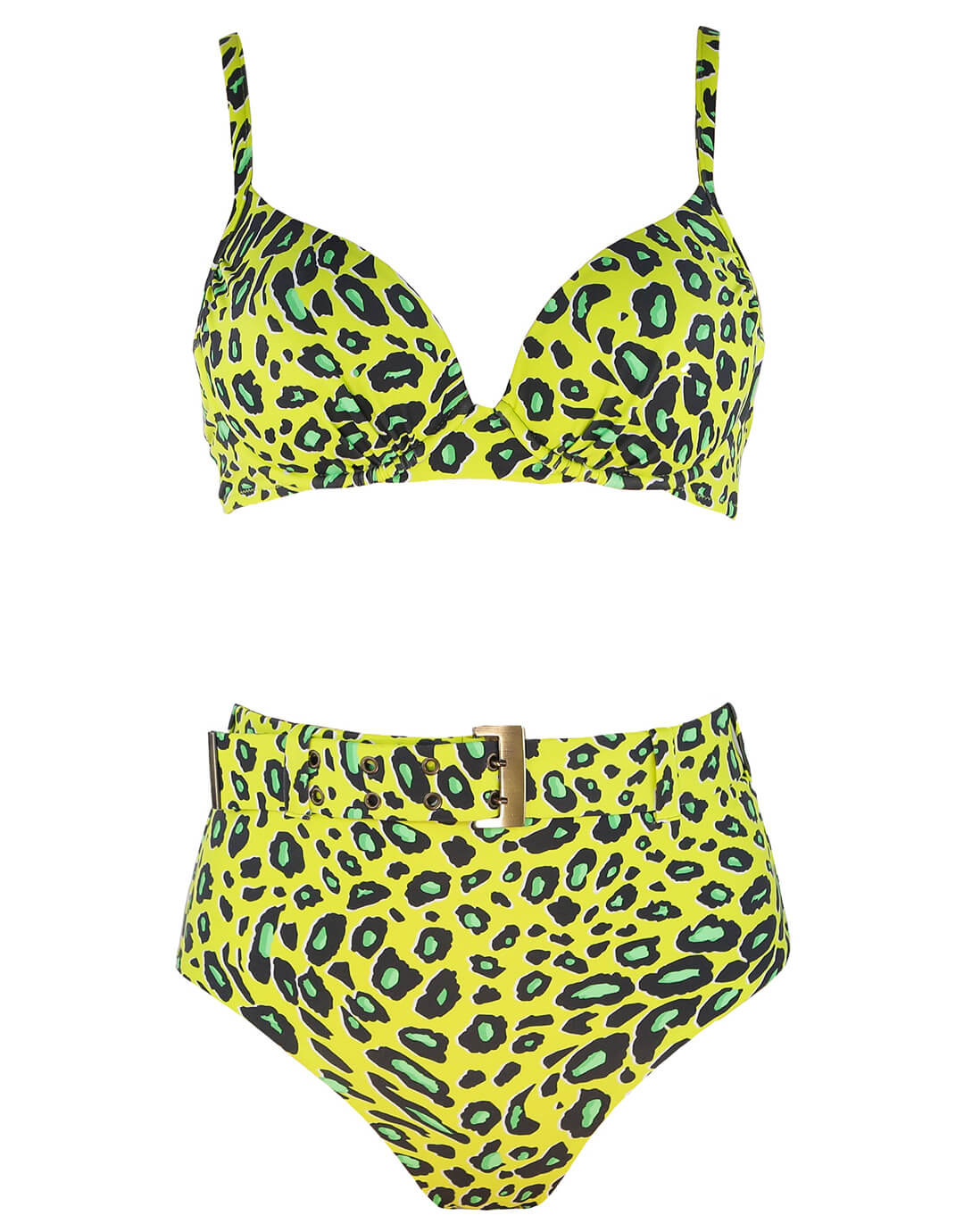 Syrah Underwired Moulded Bikini Set - Yellow - Simply Beach UK