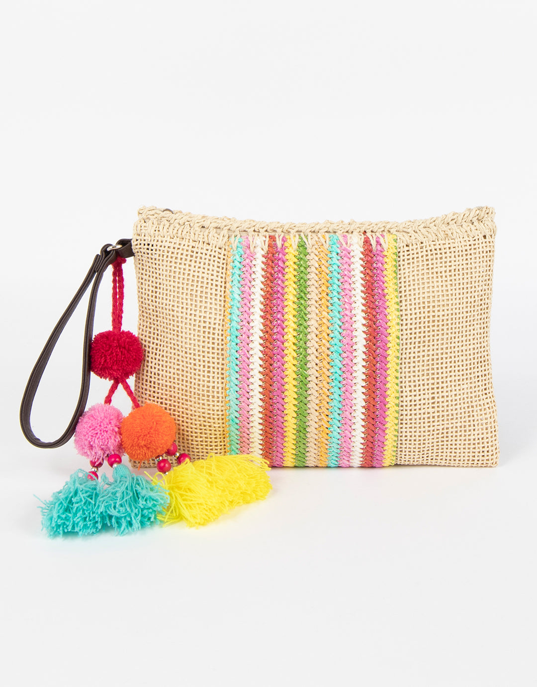 Rainbow Clutch - Natural - Simply Beach UK