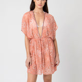 Pia Rossini Rhodes Kaftan - Coral