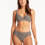 Wild Cat Mid Bikini Pant - Animal - Simply Beach UK