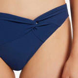 Jetset Twist Front Bikini Pant - Pacific Blue - Simply Beach UK