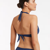 Jetset Twist Front Bikini Pant - Pacific Blue - Simply Beach UK