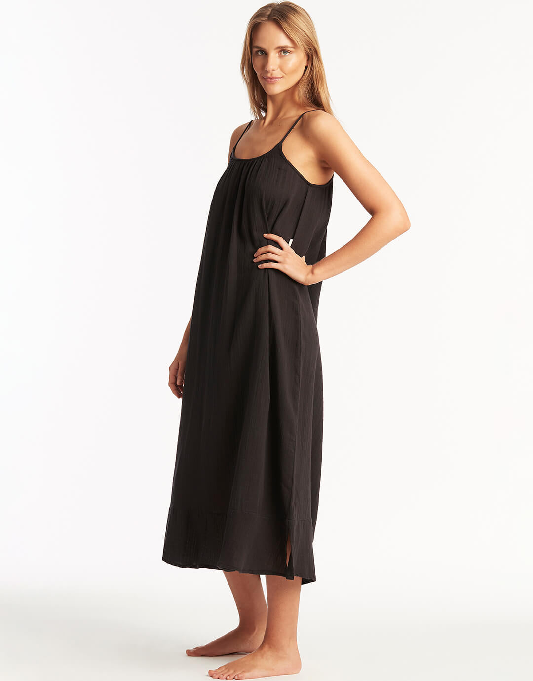 Sunset Sun Dress - Black - Simply Beach UK