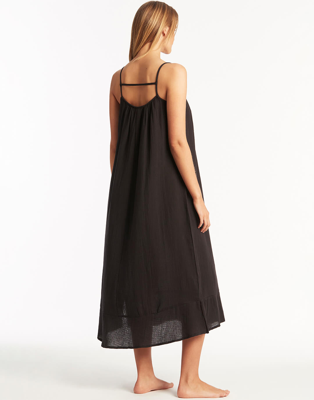 Sunset Sun Dress - Black - Simply Beach UK