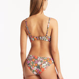 Parkland Low Square Neck Bikini Top - Khaki - Simply Beach UK