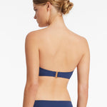 Jetset U Trim Bandeau Bikini Top - Pacific Blue - Simply Beach UK