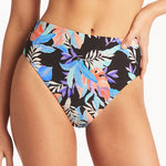 Botanica Retro High Waist Bikini Pant - Black - Simply Beach UK