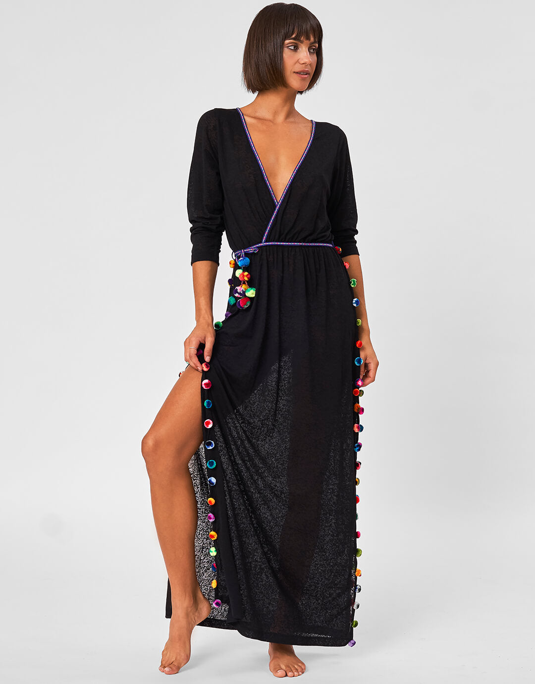 Santorini Dress - Black - Simply Beach UK