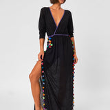 Santorini Dress - Black - Simply Beach UK