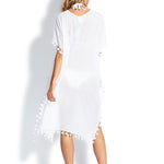 Seafolly Midi Amnesia Kaftan - White