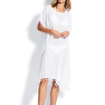 Seafolly Midi Amnesia Kaftan - White