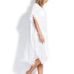 Seafolly Midi Amnesia Kaftan - White