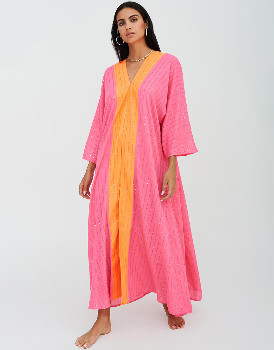 Sequin Kimono - Hot Pink - Simply Beach UK