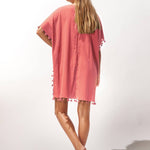 Beachwear Kaftan - Vintage Pink - Simply Beach UK