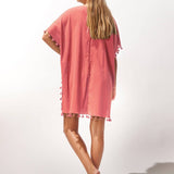 Beachwear Kaftan - Vintage Pink - Simply Beach UK