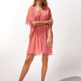 Beachwear Kaftan - Vintage Pink - Simply Beach UK