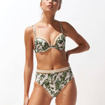 Summer Duo Underwired Bikini Top - Leafy Breeze - Simply Beach UK