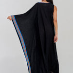 Waterfall Sleeve Dress - Black - Simply Beach UK