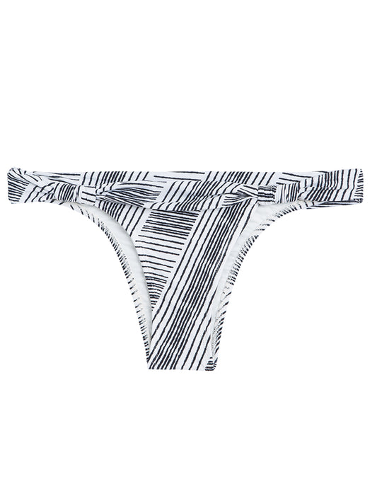 Brushed Bia Full Bikini Pant - Black - Simply Beach UK