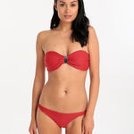 Jets Disposition Bandeau Top - Ruby
