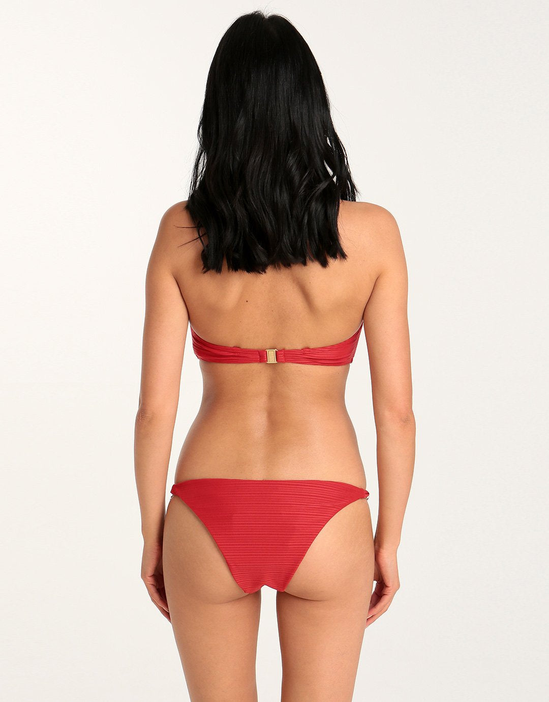 Jets Disposition Bandeau Top - Ruby