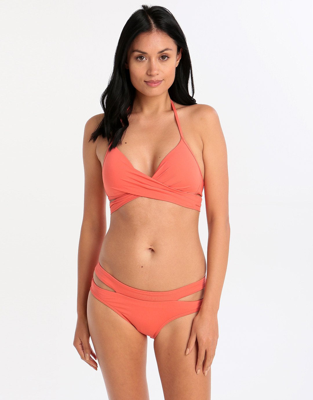 Jets Jetset Crossover Top - Coral