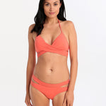 Jets Jetset Crossover Top - Coral