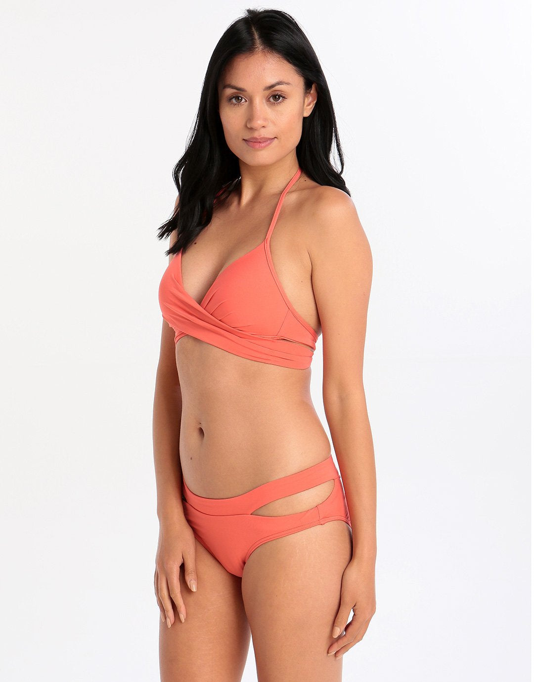 Jets Jetset Crossover Top - Coral