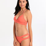 Jets Jetset Crossover Top - Coral