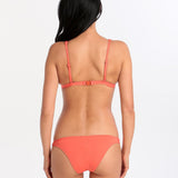 Jets Jetset Plunge Longline Triangle Top - Coral