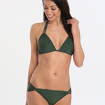 Lenny Niemeyer Emerald Adjustable Accessory Halter Bikini - Green