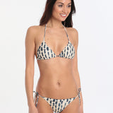 Lenny Niemeyer Mini Padang String Halter Bikini - Print