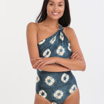 Lenny Niemeyer Padang One Shoulder Knot Maillot - Print