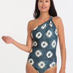 Lenny Niemeyer Padang One Shoulder Knot Maillot - Print