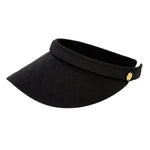 Seafolly Quilted Visor - Black