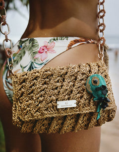 Straw Shoulder Bag - Simply Beach UK